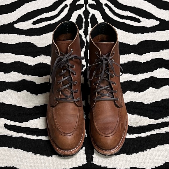 Red Wing Heritage Clara Amber Harness Leather Lace Up Heeled Boots 3406 Size 10 - Picture 5 of 16